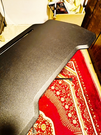 Riyadh, Furniture, SAR 250,  HOME CENTER RANGER SMART ELECTRONIC COMPUTER BLACK DESK. HAVE USB OPTION AND UP-DOWN CONTR