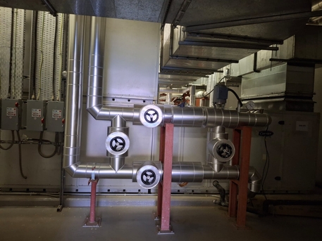 Riyadh, Air Conditioning, Cold And Hot Pipe Insulation And Aluminum Cover