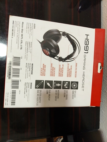 Riyadh, Computers, SAR 30,  MSI H991 GAMING BRAND NEW HEADSET FOR SALE ONLY 30 SR. RIYADH ONLY ।