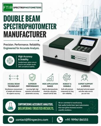 Cape Town, Electronics, ZAR 1,  Double Beam Spectrophotometer Manufacturer