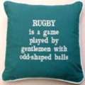 Sports Cushion, Personalised Gifts Cushions: Silk, Denim, Cotton Cushion
