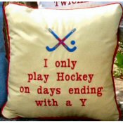 London, Sporting Goods, Sports Cushion, Personalised Gifts Cushions: Silk, Denim, Cotton Cushion