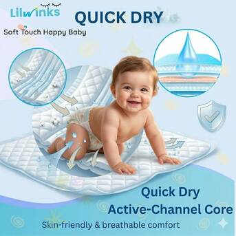 Jaipur, Baby & Kid Stuff, Lilwinks Premium Baby Diaper Pants &ndash; Up To 12 Hours Dryness