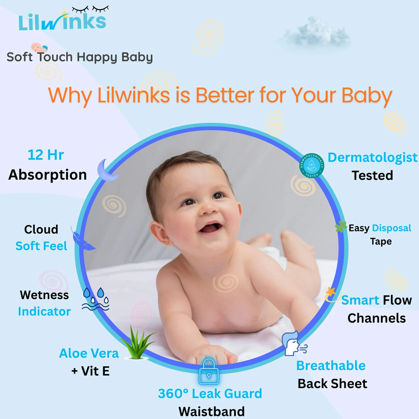 Jaipur, Baby & Kid Stuff, Lilwinks Premium Baby Diaper Pants &ndash; Up To 12 Hours Dryness