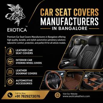 Bangalore, Auto Parts, Car Seat Cover Manufacturers In Bangalore