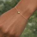Blooming Heart Bracelet In 9K & 14K Gold