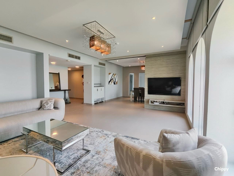 Manama, Apartments, Flats, Houses & Villas, BHD 700/month,  3 BR,  Luxury 3BHK Fully Furnished | Beach Access & Housekeeping &ndash; Amwaj Avenue, BD 700