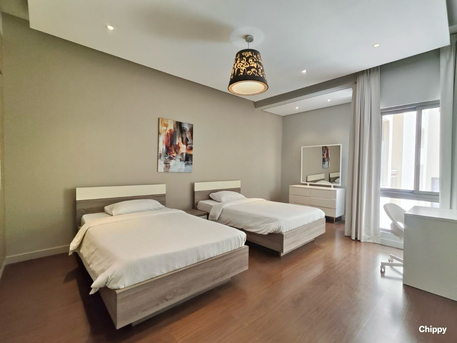 Manama, Apartments, Flats, Houses & Villas, BHD 700/month,  3 BR,  Luxury 3BHK Fully Furnished | Beach Access & Housekeeping &ndash; Amwaj Avenue, BD 700