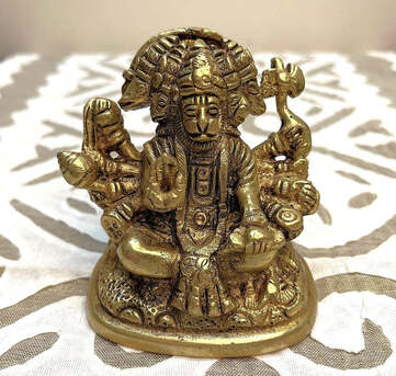 New Delhi, Household Items, INR 1645,  Buy Traditional Hanuman Murti Online With Fine Detailing And Craftsmanship &ndash; Yathashilpam