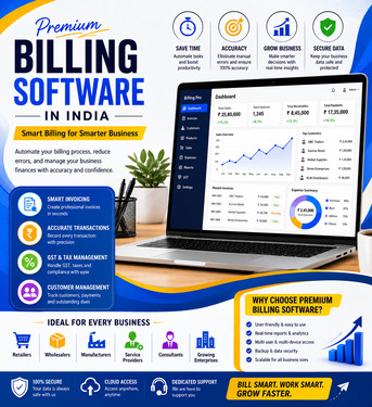 Indore, Software Development, Easy Billing Software In India With GST Reports