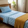 INR 1499,  Single Bed Bedsheet Pure Cotton, Right Size, Soft From Night One
