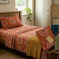 INR 1499,  Cotton Bed Sets Matching Bedsheet And Pillow Covers In Pure Cotton