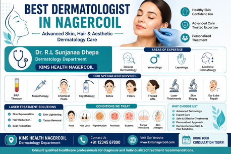 Chennai, Health, Best Dermatologist In Nagercoil | Advanced Skin, Hair & Aesthetic Dermatology Care