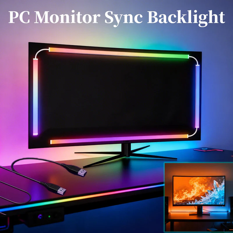 New York, Computers, USD 46,  Transform Your Gaming Setup With Vibrant RGB Lighting For An Immersive Experience