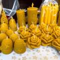 White Beeswax Candles