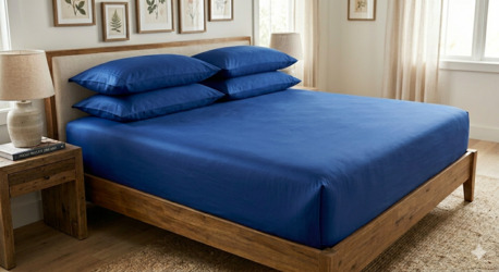 Mumbai, Household Items, INR 1499,  Blue Bedsheets Pure Cotton, Handloom And Printed, Every Shade And Size