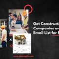 USA Construction Industry Email List For Sales & Marketing
