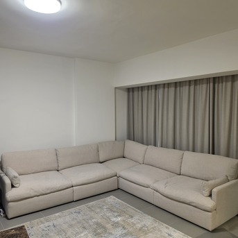 Jeddah, Furniture, SAR 4600,  Sofa L Shape - Home Center - Excellent - Beige Color