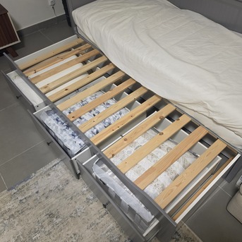 Jeddah, Furniture, SAR 1675,  Sofa Bed (Day Bed) Excellent From IKEA With 2 Mattresses