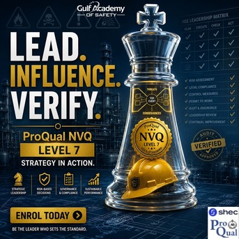Sharjah, Lessons Offered, Own Your Future With NVQ Level 7 Safety