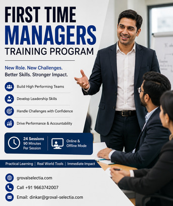 New Delhi, Training, First Time Managers Training Program