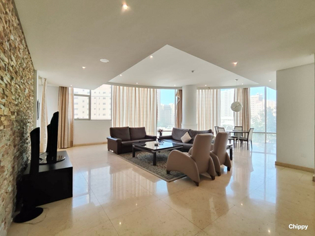 Juffair, Apartments, Flats, Houses & Villas, BHD 750/month,  3 BR,  Luxury 3BHK Apartment For Rent In Juffair | Theatre, Bowling, Unlimited EWA | BD 750