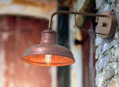 New York, Household Items, USD 159,  Florence Antique Style Solid Copper Outdoor Wall Light E26