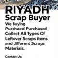 Looking For Leftover Scraps Items We Buying Purchased +966575748900