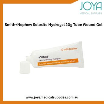 Sydney, Health & Beauty Items, Smith+Nephew Solosite Hydrogel 20g Tube Wound Gel - Joya Medical Supplies | Australia