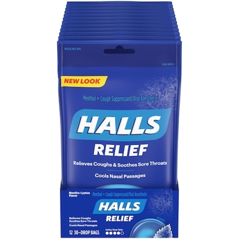 New York, Food, USD 147,  Halls Mentho Lyptus Cough Drop Bags