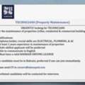 TECHNICIANS (Property Maintenance)