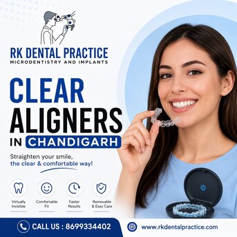 Chandigarh, Dental, Clear Aligners In Chandigarh For Invisible Teeth Straightening