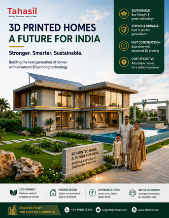 Bhubaneswar, Real Estate, Affordable 3D Printed Houses In India &ndash; Fast, Modern & Cost-Effective Homes