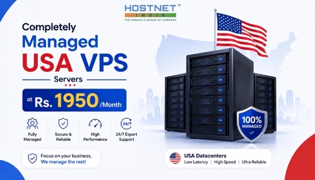 New York, Technical, Completely Managed USA VPS Servers At Rs. 1950/Month