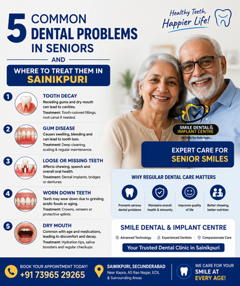 Mumbai, Dental, Dental Care For Seniors Near You In Sainikpuri