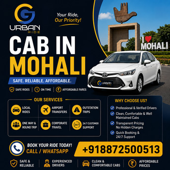 Chandigarh, Travel, Go Urban Ride &ndash; Trusted Cab In Mohali