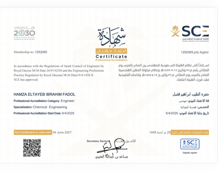 Riyadh, Job Seekers, Chemical Engineer & Lab Analyst | SCE Registered | +8 Years Exp