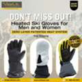 Best Heated Ski Gloves For Men & Women | Rechargeable Warmth