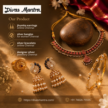 Chennai, Fashion & Design, Jhumka Earrings, Silver Bangles & Bracelets Online Chennai