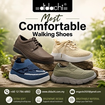 Kuala Lumpur, Clothing & Accessories, Step Into Daily Comfort With Didachi Collection Walking Shoes Malaysia
