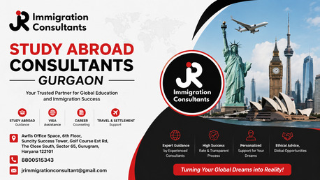 Gurugram, Immigration, Study Abroad Consultants Gurgaon | JR Immigration Consultants