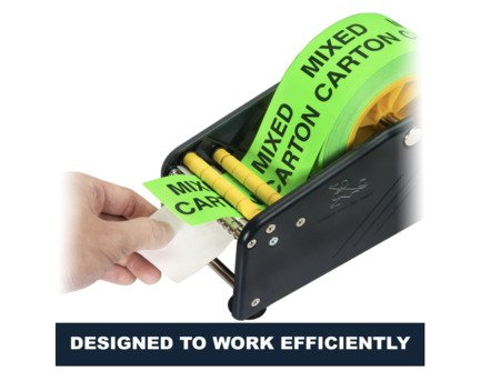 Abha, Materials, SAR 220,  Excell Manual Label Sticker Dispenser With 4 Suction Cups Base For Tabletop, Adjustable Ho