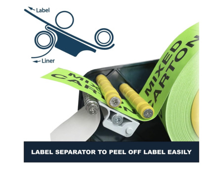 Abha, Materials, SAR 220,  Excell Manual Label Sticker Dispenser With 4 Suction Cups Base For Tabletop, Adjustable Ho