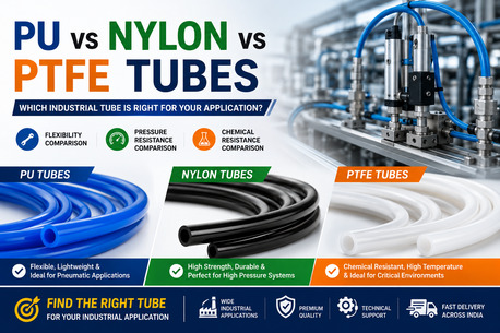 Ahmedabad, Automotive, Aadarsh Hydropneumatics &ndash; Choose The Right Tube: PU, Nylon Or PTFE