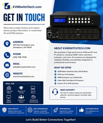 Los Angeles, Computers, USD 2646,  Upgrade Business AV With A Reliable 4x2 Matrix Switcher