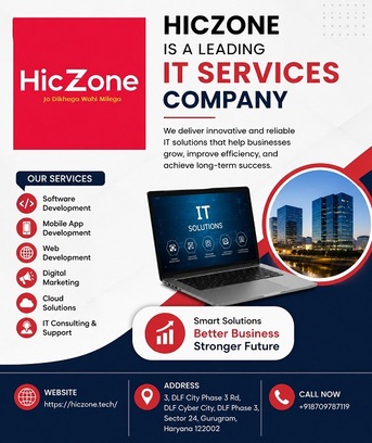 Gurugram, Software Development, HicZone &ndash; Your Reliable IT Services Company For Digital Transformation