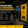 CAD 1000,  How Custom Mine Doors Support Underground Ventilation Systems