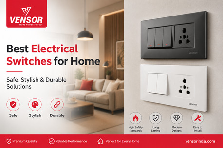 Mumbai, Business, Best Electrical Switches For Home &ndash; Safe, Stylish & Durable Solutions | Vensor India