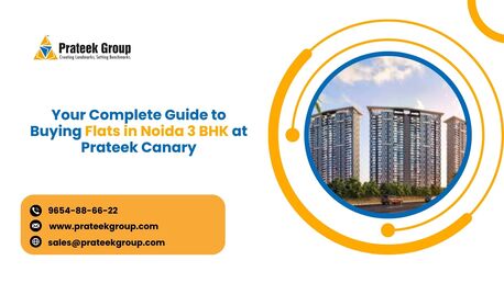 Lucknow, Real Estate, Your Complete Guide To Buying Flats In Noida 3 BHK At Prateek Canary
