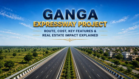 Lucknow, Real Estate For Sale, INR 3,  1 BR,  590 Sq. Meter,  Ganga Expressway: Route Map, Cost & Property Growth Insights